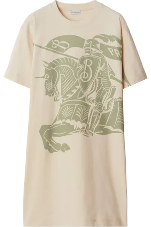Burberry Robe à logo Equestrian Knight