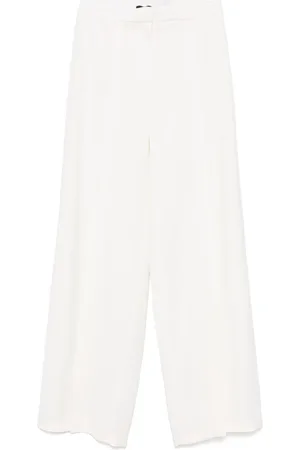 MUGLER Pantalon palazzo à détail de boucle