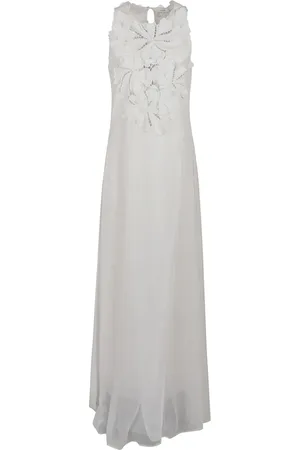 FORTE FORTE Robe longue à fleurs brodées