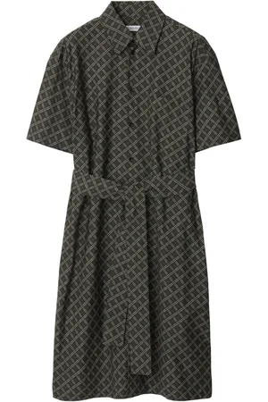 Burberry Robe-chemise à carreaux