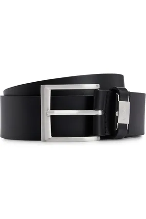 HUGO BOSS Ceinture en cuir à plaque logo