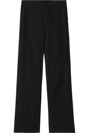Burberry Pantalon de costume à plis marqués