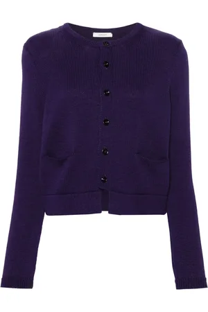 LEMAIRE Cardigan en coton à col rond