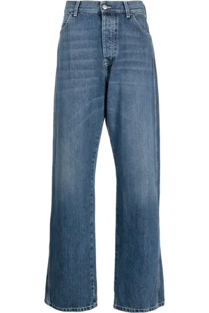 Alexander McQueen Jean ample à empiècements