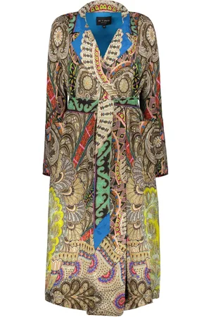 Etro Manteau à motif en jacquard