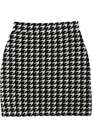 Burberry Minijupe à motif pied-de-poule