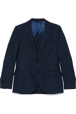 LARDINI Blazer à détail de broche