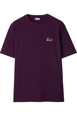 Burberry T-shirt en coton à logo brodé