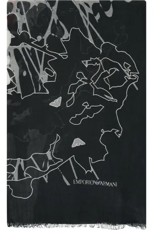 Emporio Armani écharpe à imprimé graphique