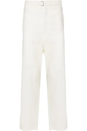 LEMAIRE Pantalon fuselé à taille ceinturée