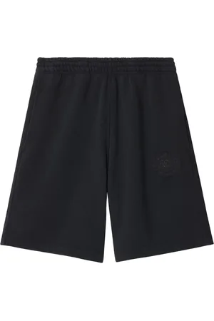 Burberry Short de sport en coton à logo brodé