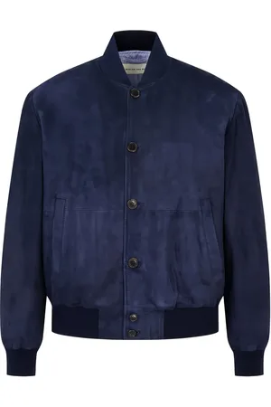 MAN ON THE BOON. Veste bomber en daim