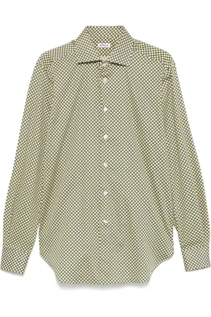 Kiton Chemise à motif géométrique