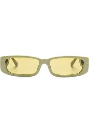 Linda Farrow Lunettes de soleil Talita à monture rectangulaire