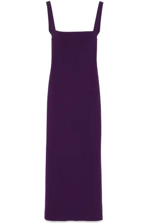 BLANCA Robe longue en crêpe