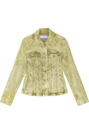 Ganni Veste en jean à effet délavé