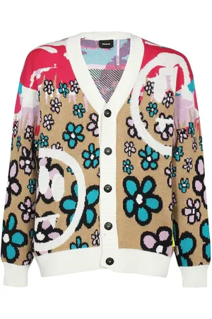 BARROW Cardigan à fleurs en jacquard