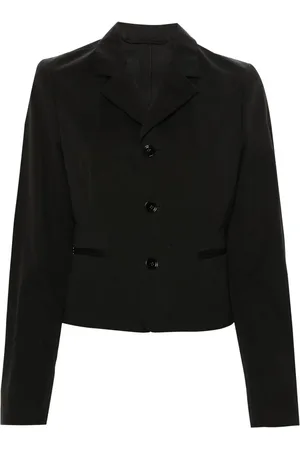 LEMAIRE Blazer crop à revers crantés