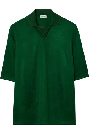 Burberry Polo à motif jacquard Rose