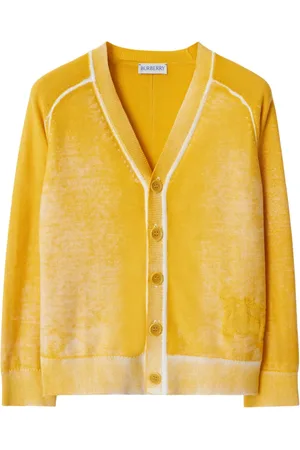 Burberry Cardigan en coton à col v