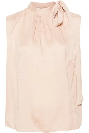 Givenchy Blouse en soie à col montant