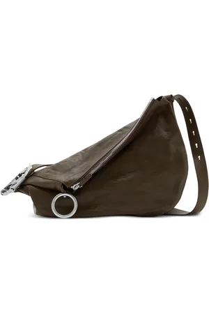 Burberry Sac à main Knight médium en daim