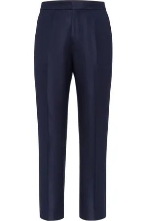 Brunello Cucinelli Pantalon à détails plissés