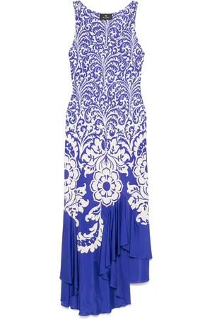 Etro Robe longue à imprimé cachemire
