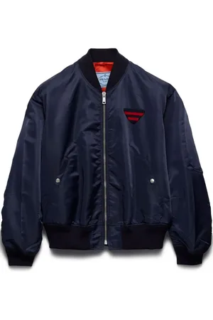 Prada Veste bomber à patch logo