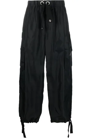 VERSACE Pantalon cargo à logo imprimé
