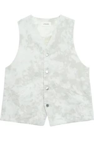 LEMAIRE Gilet à effet délavé