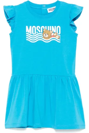 Moschino Robe à logo imprimé