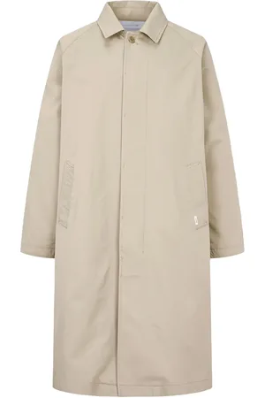 MAN ON THE BOON. Trench en coton à manches raglan