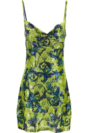 VERSACE Robe courte à sequins