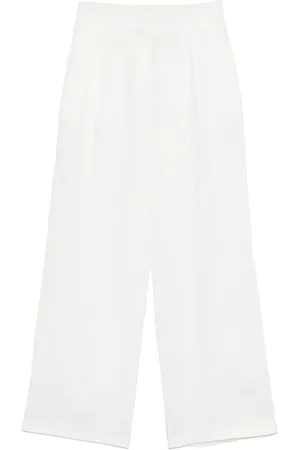 SEMICOUTURE Pantalon évasé en lin