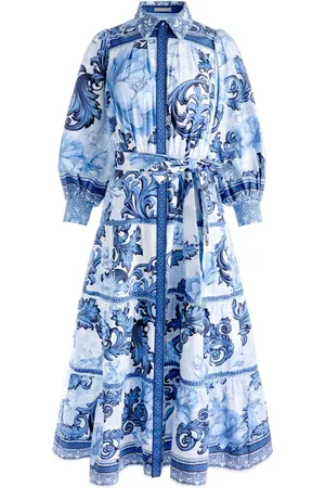 ALICE+OLIVIA Robe Geneva à coupe mi-longue