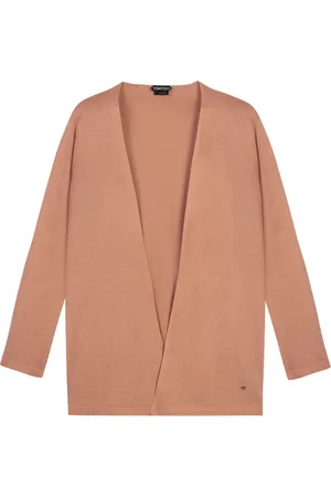 Tom Ford Cardigan à plaque logo