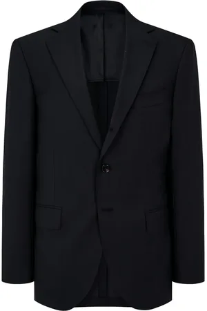MAN ON THE BOON. Blazer en laine à simple boutonnage