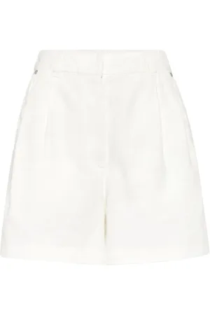 Brunello Cucinelli Short à fermeture zippée
