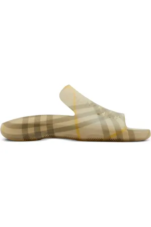 Burberry Claquettes à carreaux