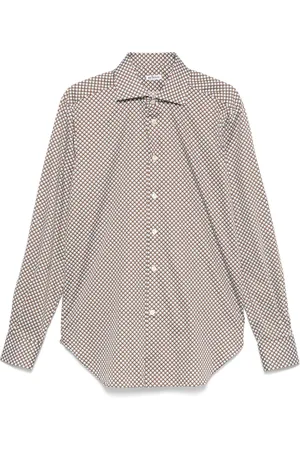 Kiton Chemise à motif géométrique
