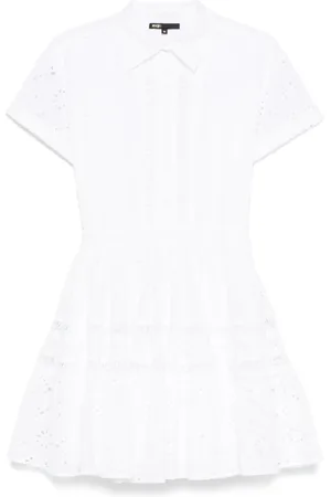 Maje Robe-chemise à broderie anglaise