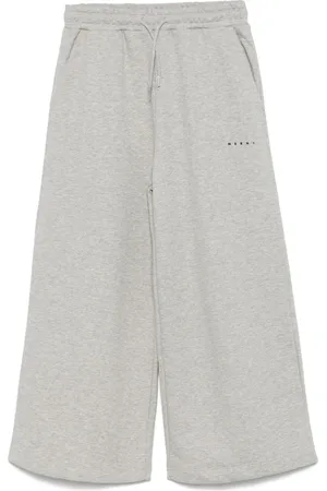 Marni Pantalon de jogging à logo imprimé