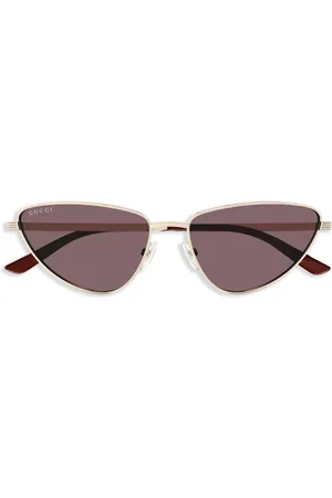 Gucci Lunettes de soleil à monture papillon