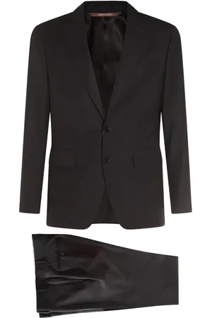 CANALI Costume en laine à patch logo
