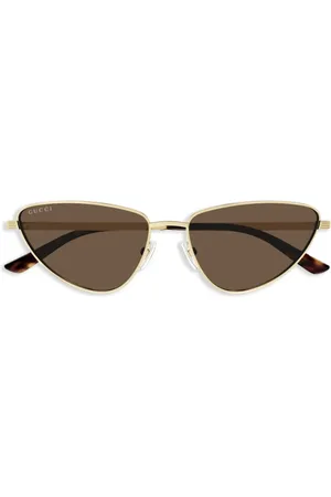 Gucci Lunettes de soleil à monture papillon