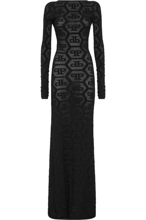 Philipp Plein Robe à motif monogrammé