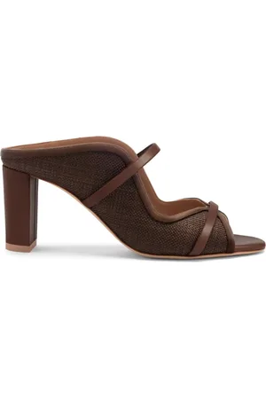 MALONE SOULIERS Sandales Norah 70 mm en raphia