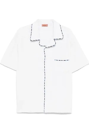 Missoni Chemise en tissu éponge à motif zig-zag