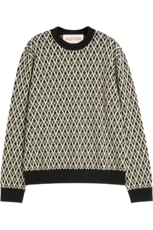 VALENTINO GARAVANI Pull Toute La V en jacquard